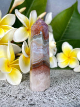 Load image into Gallery viewer, Pretty Mexican Crazy Lace Agate Amethyst Crystal Tower Point
