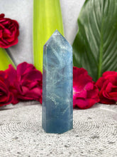 Load image into Gallery viewer, Stunning Blue Fluorite Crystal Tower Point
