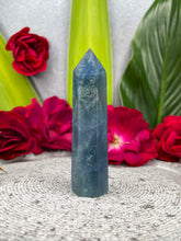 Load image into Gallery viewer, Focus Blue Fluorite Crystal Tower Point
