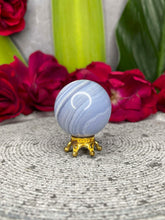Load image into Gallery viewer, Stunning Blue Lace Agate Crystal Sphere
