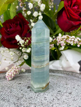 Load image into Gallery viewer, Gorgeous High Quality Blue Onyx Crystal Tower Point
