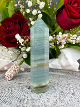 Load image into Gallery viewer, Gorgeous High Quality Blue Onyx Crystal Tower Point
