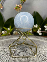 Load image into Gallery viewer, Soft Blue Celestite Crystal Sphere
