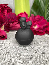 Load image into Gallery viewer, Black Obsidian Charmander Poké Ball Crystal Carving
