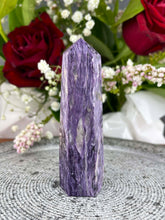 Load image into Gallery viewer, Captivating Charoite Crystal Tower Point
