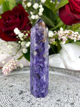 Load image into Gallery viewer, Breathtaking Charoite Crystal Tower Point
