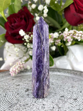 Load image into Gallery viewer, Stunning Charoite Crystal Tower Point
