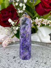 Load image into Gallery viewer, Breathtaking Charoite Crystal Tower Point
