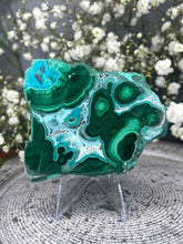 Load image into Gallery viewer, Chrysocolla Malachite Slab Raw/Polished Freeform
