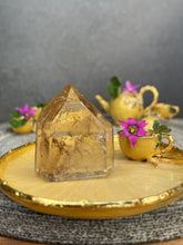 Load image into Gallery viewer, Bright Natural Brazilian Citrine Crystal Tower Point
