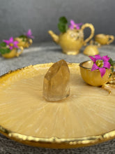 Load image into Gallery viewer, Mini Natural Brazilian Citrine Crystal Tower Point
