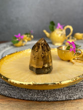 Load image into Gallery viewer, Radiant Natural Brazilian Smoky Citrine Crystal Tower Point

