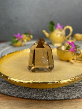Load image into Gallery viewer, Radiant Natural Brazilian Smoky Citrine Crystal Tower Point
