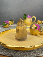 Load image into Gallery viewer, Gorgeous Natural Brazilian Smoky Citrine Crystal Tower Point
