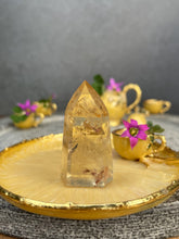 Load image into Gallery viewer, Uplifting Natural Brazilian Citrine Crystal Tower Point
