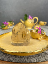 Load image into Gallery viewer, Manifestation Natural Brazilian Citrine Crystal Tower Point
