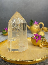 Load image into Gallery viewer, Discounted Natural Brazilian Citrine Crystal Tower Point
