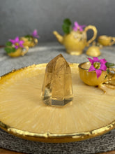 Load image into Gallery viewer, Small Natural Brazilian Citrine Crystal Tower Point
