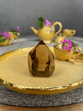 Load image into Gallery viewer, Natural Brazilian Smoky Citrine Crystal Tower Point
