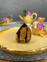Load image into Gallery viewer, Natural Brazilian Smoky Citrine Crystal Tower Point
