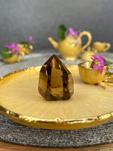 Load image into Gallery viewer, Natural Brazilian Smoky Citrine Crystal Tower Point
