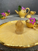 Load image into Gallery viewer, Mini Natural Brazilian Citrine Crystal Tower Point
