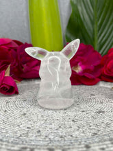 Load image into Gallery viewer, Clear Quartz Pikachu Crystal Pokémon Carving
