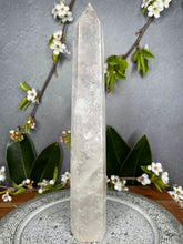 Load image into Gallery viewer, Large Clear Quartz Crystal Tower Point
