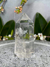 Load image into Gallery viewer, Stunning Transparent Clear Quartz Crystal Tower Point
