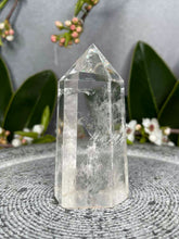 Load image into Gallery viewer, Stunning Transparent Clear Quartz Crystal Tower Point
