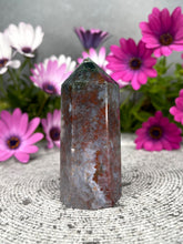 Load image into Gallery viewer, Beautiful Ocean Jasper Crystal Tower Point
