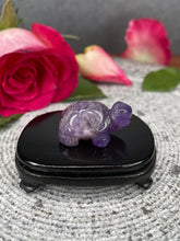 Load image into Gallery viewer, Amethyst Tortoise Crystal Carving
