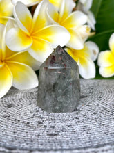 Load image into Gallery viewer, Pretty Garden Quartz Lodolite Crystal Tower Point
