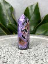 Load image into Gallery viewer, Gorgeous Rare High Quality Charoite Crystal Tower Point
