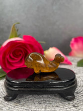 Load image into Gallery viewer, Tiger’s Eye Dolphin Crystal Carving
