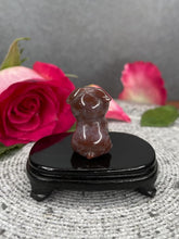 Load image into Gallery viewer, Maroon Ocean Jasper Pug Dog Crystal Carving
