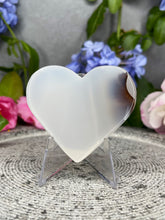 Load image into Gallery viewer, Translucent Dendritic Agate Crystal Love Heart Carving
