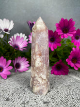 Load image into Gallery viewer, Soothing Flower Agate Crystal Tower Point
