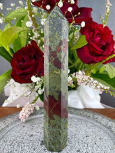 Load image into Gallery viewer, Bold Dragon Blood Jasper Tower Point
