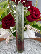 Load image into Gallery viewer, Courage Dragon Blood Jasper Tower Point
