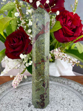 Load image into Gallery viewer, Strength Dragon Blood Jasper Tower Point
