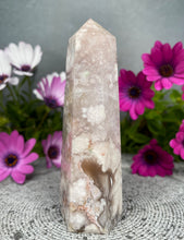 Load image into Gallery viewer, Breathtaking Flower Agate Crystal Tower Point
