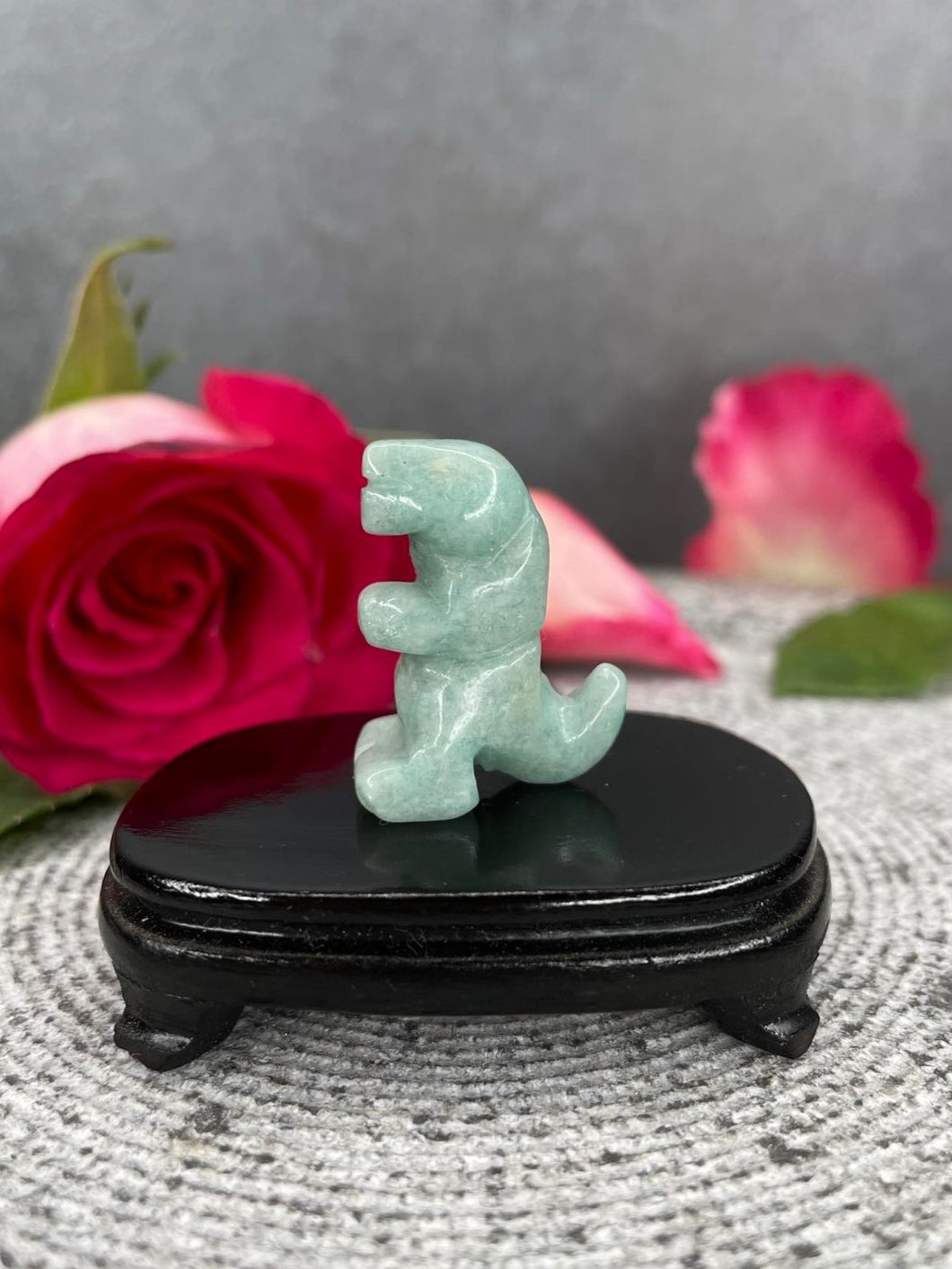 Amazonite Dinosaur Crystal Carving