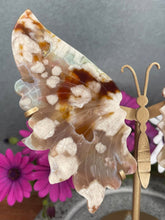 Load image into Gallery viewer, Stunning Flower Agate Crystal Butterfly Wings
