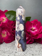 Load image into Gallery viewer, High Quality Blue Flower Agate Crystal Tower
