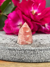 Load image into Gallery viewer, Breathtaking Mini Rhodochrosite Crystal Tower Point
