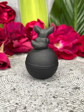 Load image into Gallery viewer, Black Obsidian Eevee Poké Ball Crystal Carving
