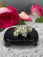 Load image into Gallery viewer, Dalmatian Jasper Tortoise Crystal Carving
