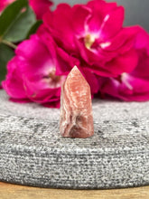 Load image into Gallery viewer, Beautiful Mini Rhodochrosite Crystal Tower Point
