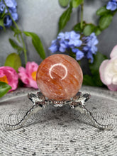 Load image into Gallery viewer, Uplifting Fire Quartz Hematoid Crystal Sphere
